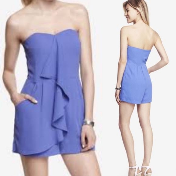 Express Ruffle Front Romper - Picture 3 of 3